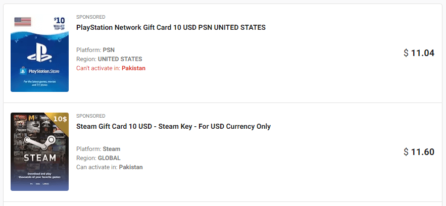 G2A Gift Card